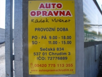 provozní doba